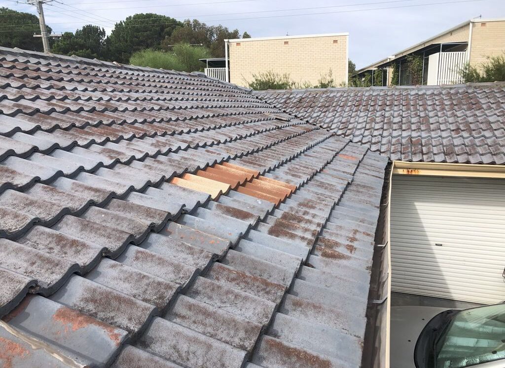 Inspection of tiled roof in Samson WA