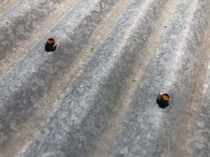 Rusty screws and fixings